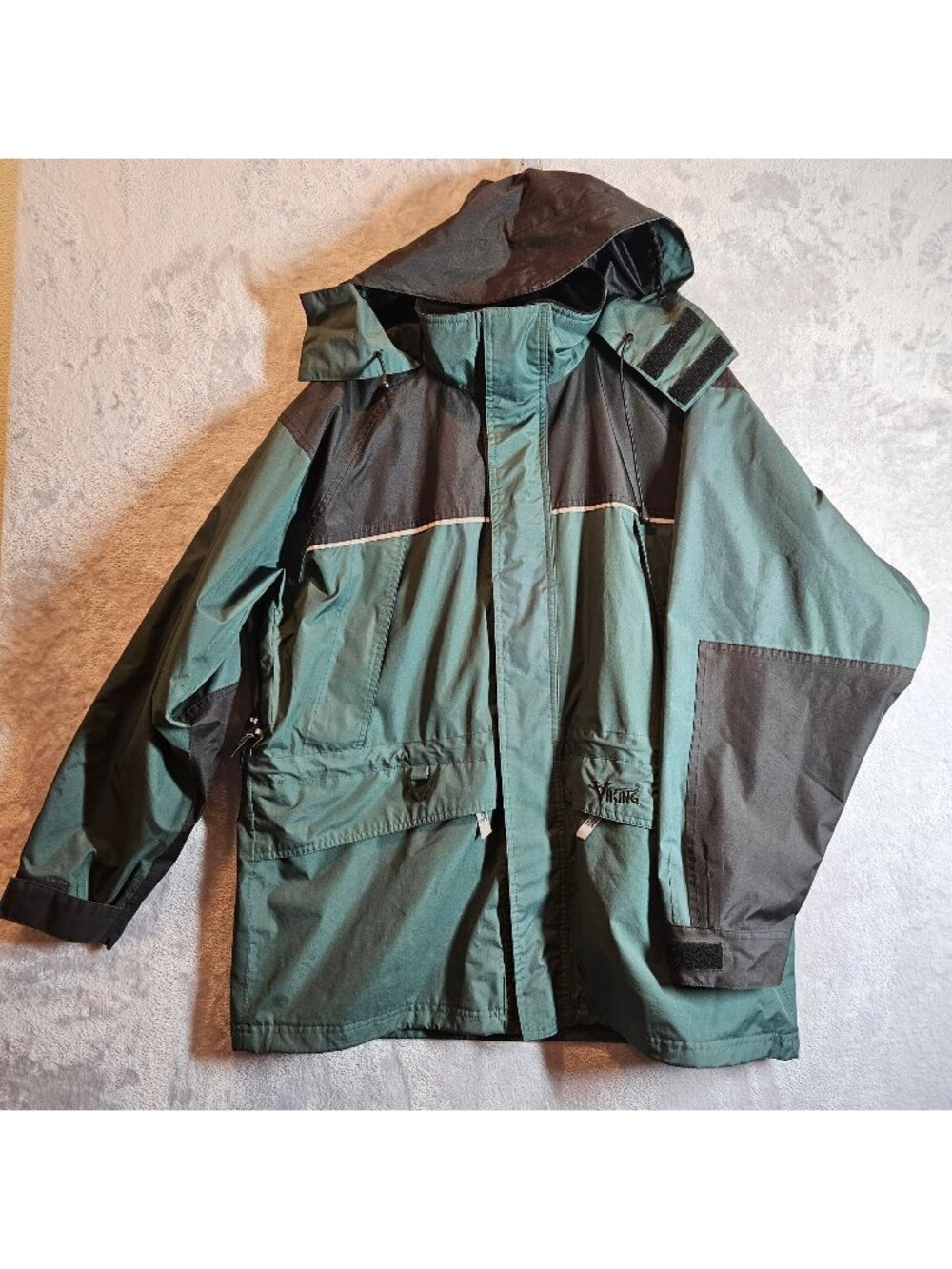 Vtg Viking Tempest Coat Mens L Parka  Hooded vented gorpcore outdoor